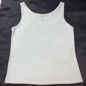 Eileen Fisher Scoop Neck Tank Light Teal Small